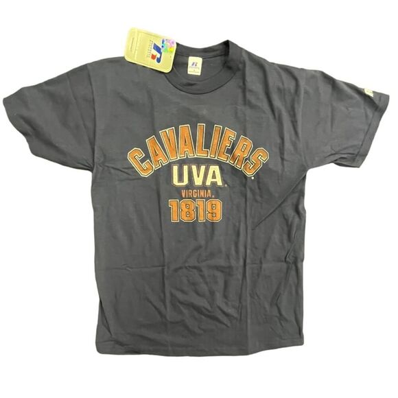 University of Virginia T-shirt medium 90s Y2K NWT! Russell Label UNISEX - Picture 1 of 6